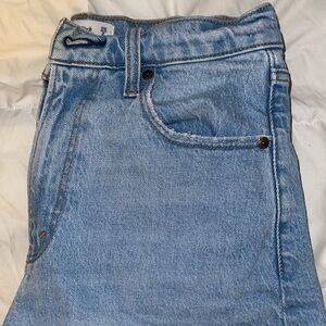 Abercrombie & Fitch Light Blue Jean Shorts